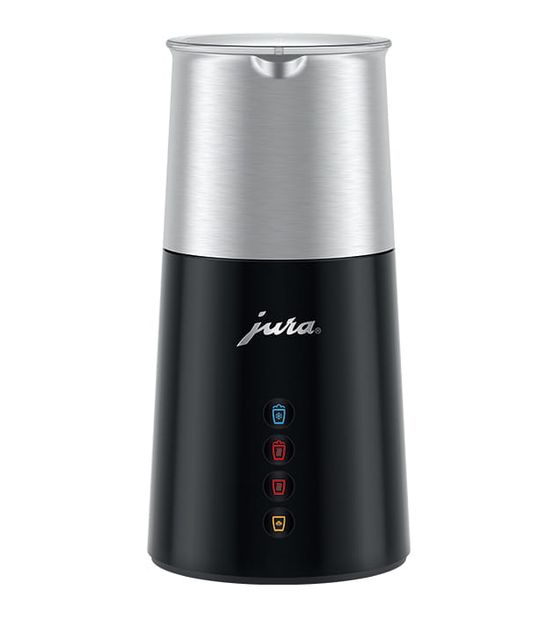JURA 24331 Hot & Cold Milchaufschäumer Automatischer Milchaufschäumer/-wärmer ca. 360 ml  (Schwarz, Silber) f&uuml;r 82,99 Euro