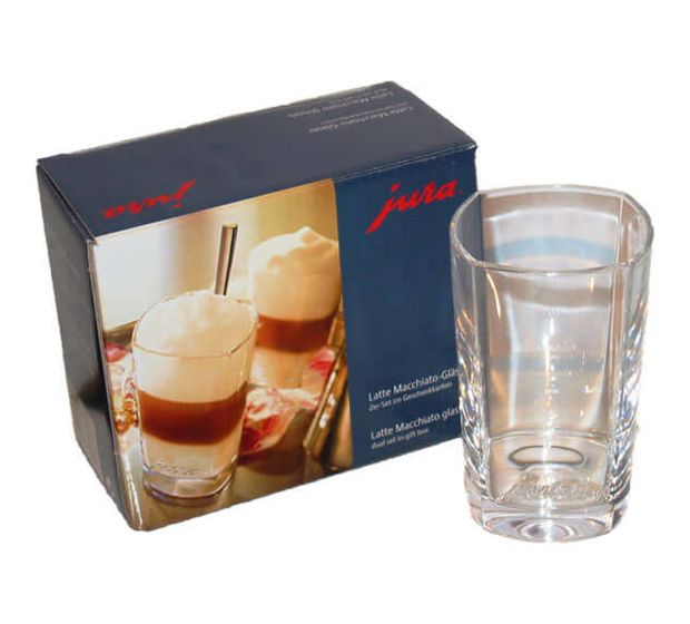 JURA 69000 Latte Macchiato Glas 2er-Set   (Transparent) f&uuml;r 17,99 Euro