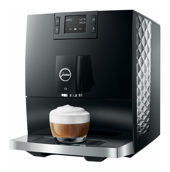 JURA C8 Kaffeevollautomat 15 bar 1,6 l 200 g AutoClean (Piano Black) f&uuml;r 949,00 Euro