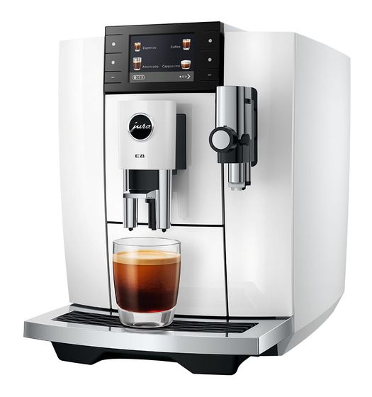 JURA E8 Kaffeevollautomat 15 bar 1,9 l AutoClean (Piano White (EC)) f&uuml;r 1.099,00 Euro