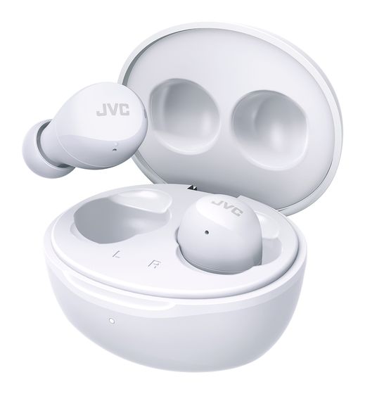 JVC HA-A6T In-Ear Bluetooth Kopfhörer Kabellos TWS 7,5 h Laufzeit IPX4  (Weiß) f&uuml;r 29,49 Euro