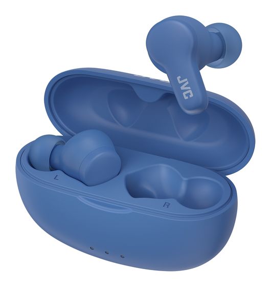 JVC HA-A7T2 Bluetooth Kopfhörer Kabellos TWS IPX4 Mikro-USB  (Blau) f&uuml;r 46,49 Euro