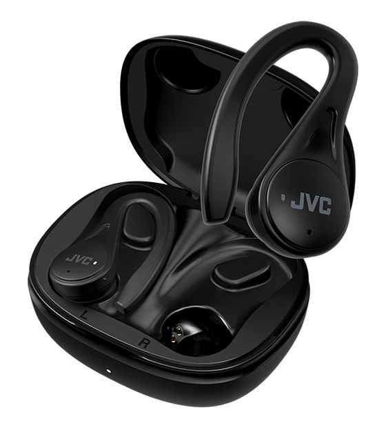 JVC HA-EC25T In-Ear Bluetooth Kopfhörer Kabellos TWS 7,5 h Laufzeit IPX5  (Schwarz) f&uuml;r 42,49 Euro