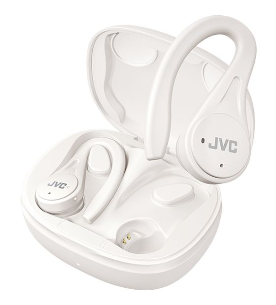 JVC HA-EC25T In-Ear Bluetooth Kopfhörer Kabellos TWS 7,5 h Laufzeit IPX5  (Weiß) f&uuml;r 39,49 Euro