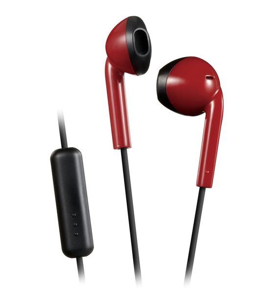 JVC HA-F19M-RB In-Ear Kopfhörer Kabelgebunden IPX2  (Rot) f&uuml;r 9,95 Euro