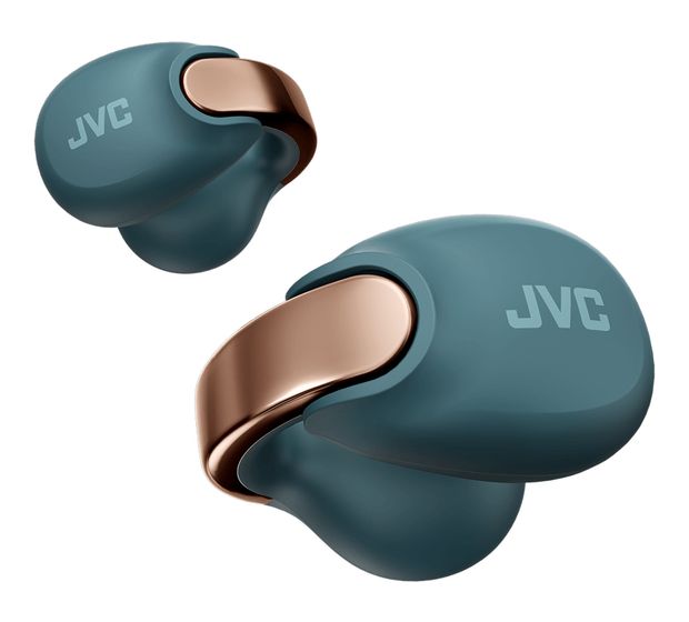 JVC HA-NP1T In-Ear Bluetooth Kopfhörer Kabellos TWS IPX4 USB Typ-C  (Blau, Gold) f&uuml;r 116,99 Euro