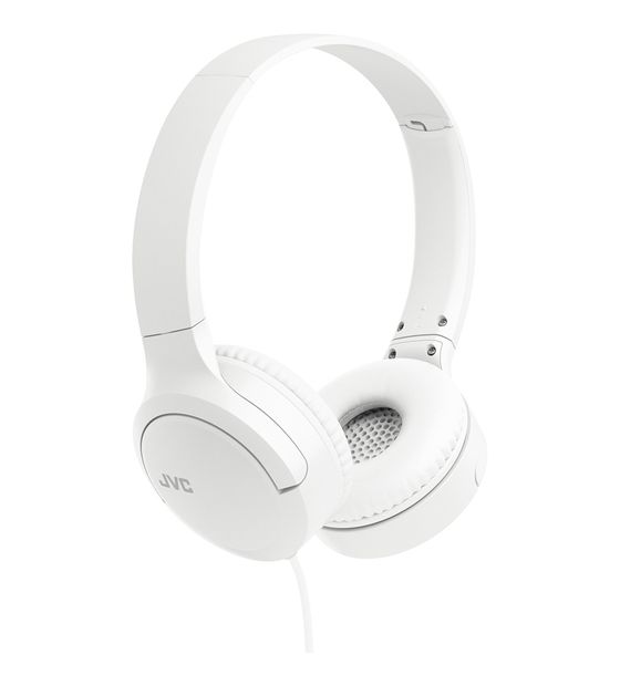 JVC HA-S33UC Ohraufliegender Kopfhörer Kabelgebunden USB Typ-C  (Weiß) f&uuml;r 28,49 Euro