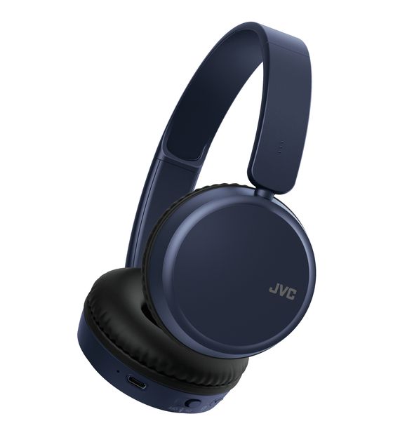 JVC HA-S36W Over Ear Bluetooth Kopfhörer kabellos 35 h Laufzeit  (Blau) f&uuml;r 30,49 Euro