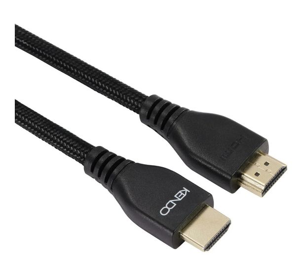 Kendo 210652 48 Gbit/s Stecker Gerade HDMI auf HDMI Typ A (Standard) 1,5 m  (Schwarz) f&uuml;r 14,99 Euro