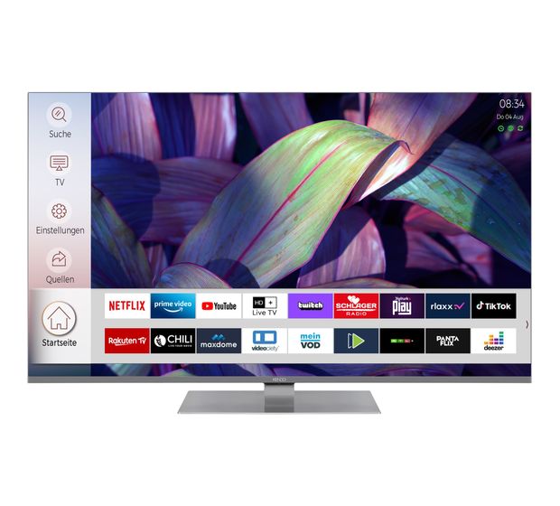 Kendo 65QLED9231TS QLED 165,1 cm (65 Zoll) Fernseher 4K Ultra HD VESA 400 x 200 mm  (Grau) f&uuml;r 567,00 Euro