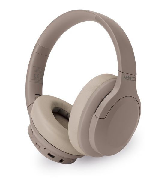 Kendo 26EX ANC Over Ear Bluetooth Kopfhörer kabelgebunden&kabellos 20 h Laufzeit USB Typ-C  (Beige) f&uuml;r 34,99 Euro