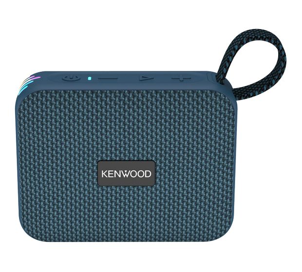 Kenwood AS-60BT 5 W Bluetooth Lautsprecher Laufzeit bis 8,5 h  (Blau) f&uuml;r 23,49 Euro