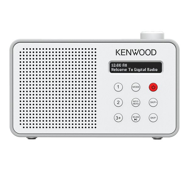 Kenwood CR-M25DAB-W Bluetooth DAB+, FM Radio Tragbar  (Weiß) f&uuml;r 48,99 Euro