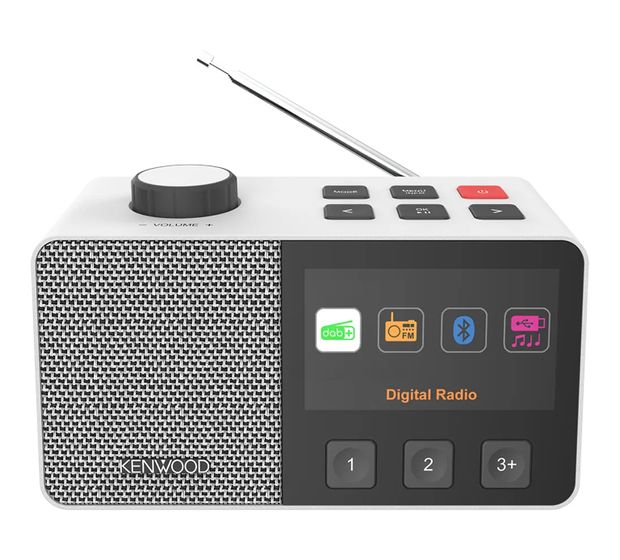 Kenwood CR-M70DAB-W Bluetooth DAB+, FM Radio Tragbar  (Weiß) f&uuml;r 112,99 Euro