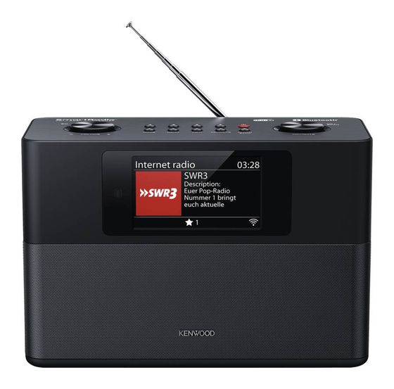 Kenwood CR-ST120S Bluetooth DAB+, FM, UKW Radio Tragbar  (Schwarz) f&uuml;r 137,99 Euro