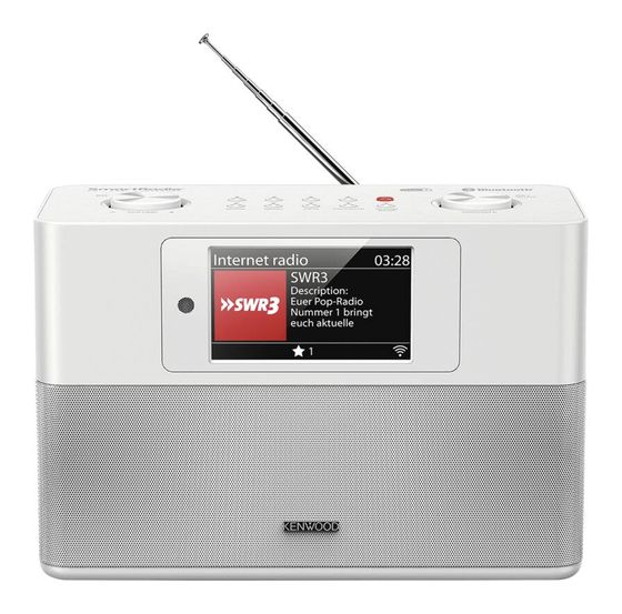 Kenwood CR-ST120S Bluetooth DAB+, FM, UKW Radio Tragbar  (Weiß) f&uuml;r 149,00 Euro