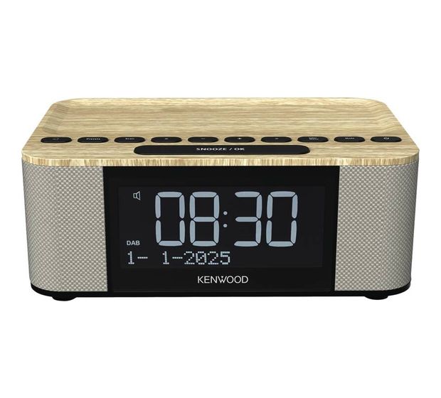 Kenwood CR-ST55DAB DAB+/UKW Radiowecker Bluetooth  (Holz) f&uuml;r 74,90 Euro