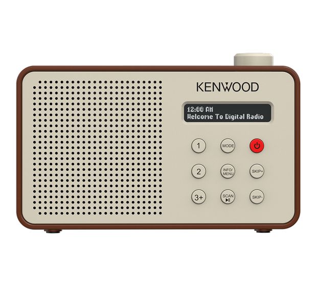 Kenwood CRM25DABT Bluetooth DAB+, FM Radio Tragbar  (Mokka) f&uuml;r 48,99 Euro