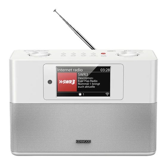 Kenwood CRST200SW Bluetooth DAB+, FM, UKW Radio Tragbar  (Weiß) f&uuml;r 234,99 Euro
