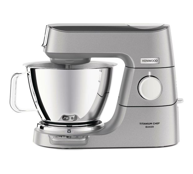 Kenwood KVC85.314SI Titanium Chef Baker 1200 W Küchenmaschine 5 l mit Waage  (Silber) f&uuml;r 572,00 Euro
