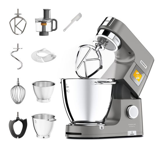 Kenwood KWL90.244SI Titanium Chef 1400 W Küchenmaschine 7 l  (Grau, Edelstahl) f&uuml;r 827,00 Euro