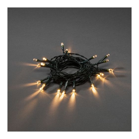 Konstsmide 1408-100 Lichterketten mit Batterien Innen LED 2850 mm Warmweiß (2700K) Warmweiß Batterie/Akku f&uuml;r 9,99 Euro