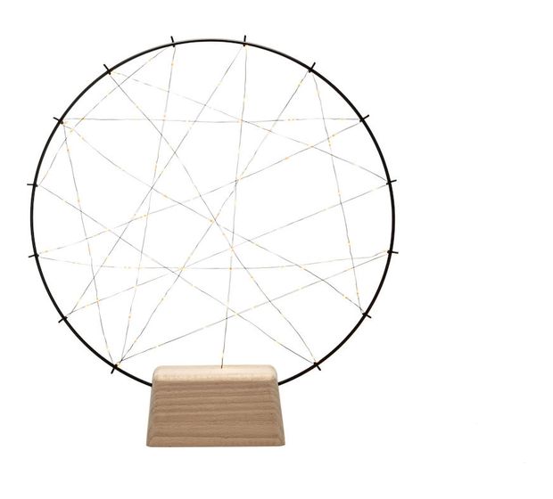 Konstsmide 1783-787	Metallsilhouette Ring Holz LED Ultra-Warmweiß(2200K) Bernstein f&uuml;r 52,99 Euro