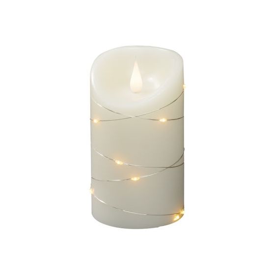 Konstsmide 1834-180 Echtwachskerze LED 1900 K Bernstein Batterie/Akku f&uuml;r 31,49 Euro