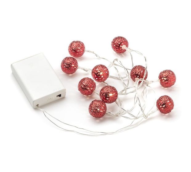 Konstsmide 3188-553 LED Globelichterkette 1200 mm Batterie/Akku f&uuml;r 6,99 Euro