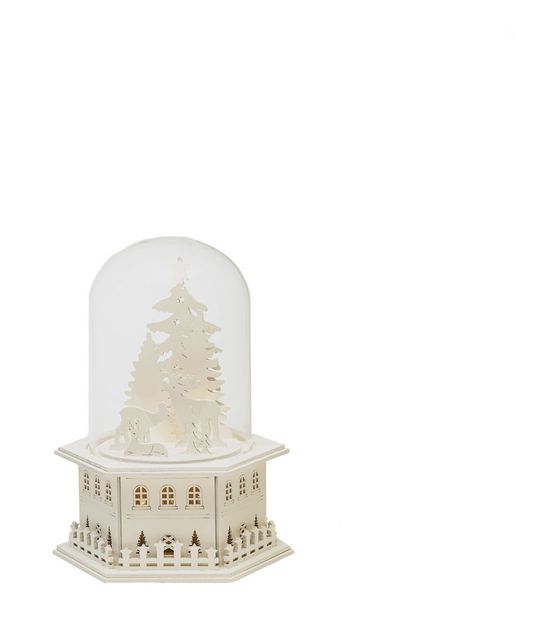 Konstsmide 3281-210 Holzsilhouette Rentiere LED 2600 K Batterie f&uuml;r 17,50 Euro