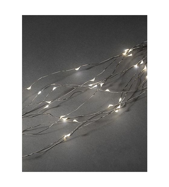 Konstsmide 6382-190 Tropfenlametta LED Warmweiß DC f&uuml;r 32,99 Euro
