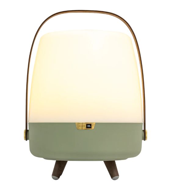 Kooduu Lite-up Play 2.0 10 W Bluetooth Lautsprecher Laufzeit bis 11 h  (Grün, Weiß, Holz) f&uuml;r 175,00 Euro