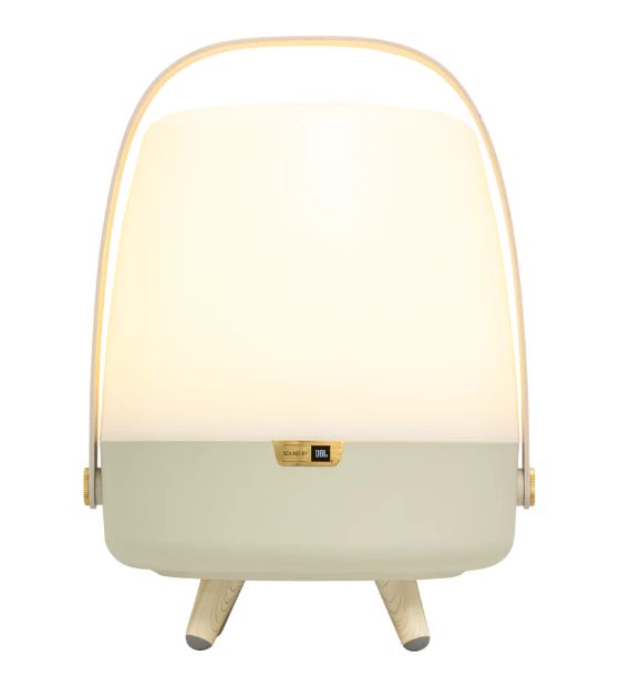 Kooduu Lite-up Play 2.0 10 W Bluetooth Lautsprecher Laufzeit bis 11 h  (Sand, Weiß, Holz) f&uuml;r 175,00 Euro