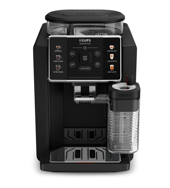 Krups EA9128D Sensation Milk Kaffeevollautomat  (Schwarz) f&uuml;r 522,00 Euro