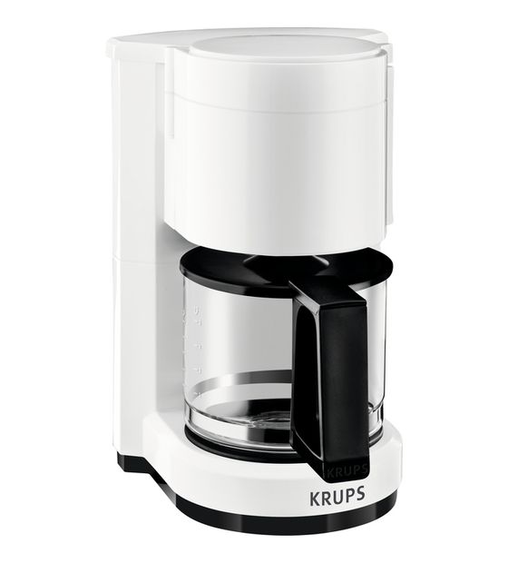 Krups F1830110 AromaCafe 5 7 Tassen Filterkaffeemaschine  (Schwarz, Weiß) f&uuml;r 46,49 Euro