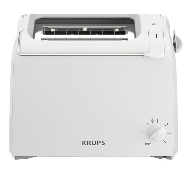 Krups KH1511 ProAroma Toaster 850 W 2 Scheibe(n) 6 Stufen  (Weiß) f&uuml;r 42,99 Euro
