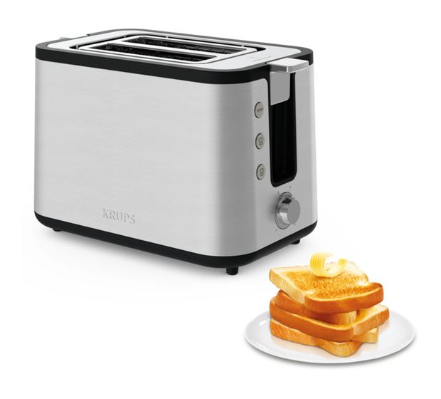 Krups KH442D Control Line Toaster 850 W 2 Scheibe(n) 6 Stufen  (Edelstahl) f&uuml;r 55,99 Euro