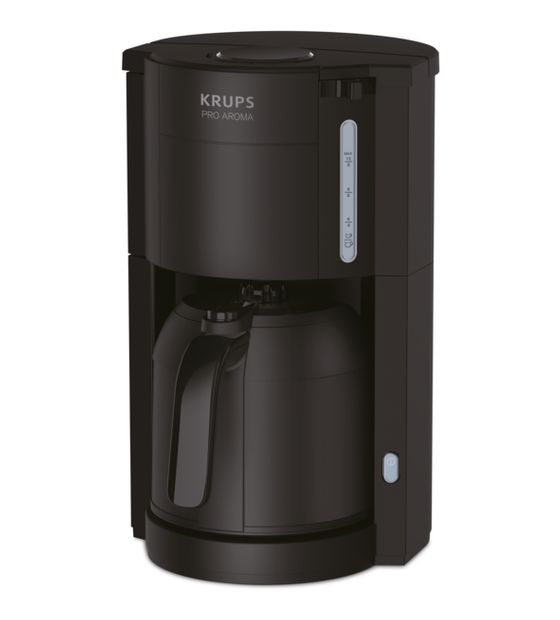 Krups KM3038 Pro Aroma Therm 10 Tassen Thermo Filterkaffeemaschine 1,0 l  (Schwarz) f&uuml;r 53,49 Euro