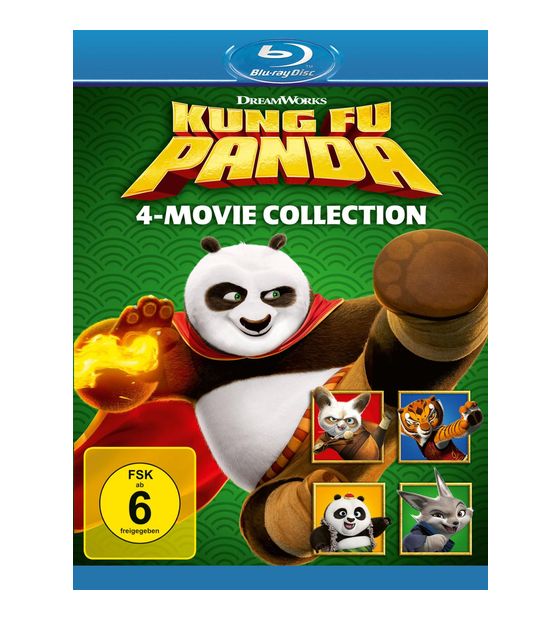 Kung Fu Panda - 1-4 Collection (Blu-Ray) f&uuml;r 24,99 Euro
