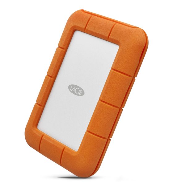 LaCie Rugged 5 TB externe Festplatte USB Typ-C  (Grau, Gelb) f&uuml;r 279,99 Euro