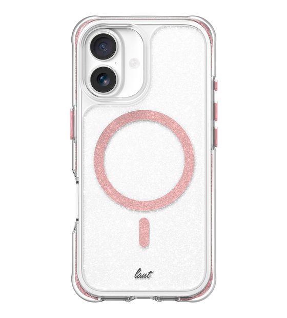 LAUT Aero Sparkle Cover für Apple iPhone 17  (Pink, Transparent) f&uuml;r 30,99 Euro
