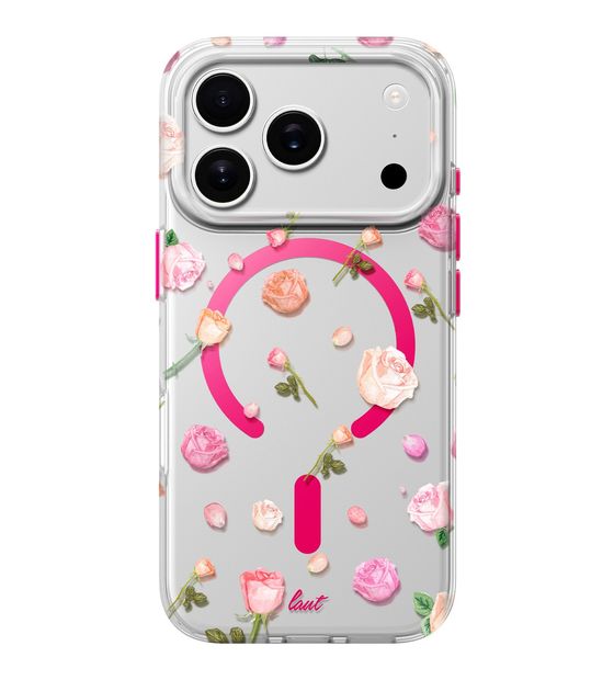 LAUT Blossom Luxe Cover für Apple iPhone 17 Pro  (Rose, Transparent) f&uuml;r 30,99 Euro