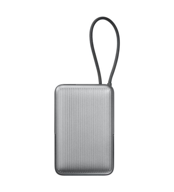 LAUT Power Charge Riser+ 10000 mAh Powerbank USB Typ-C Kabelloses Laden  (Grau, Silber) f&uuml;r 51,99 Euro