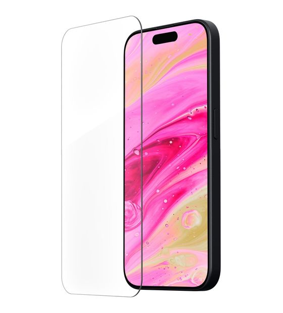 LAUT Prime Glass Klare Bildschirmschutzfolie Polycarbonat, Gehärtetes Glas 9H für  Apple iPhone 15 Schlagfest, Kratzresistent, Splitterfrei f&uuml;r 13,99 Euro