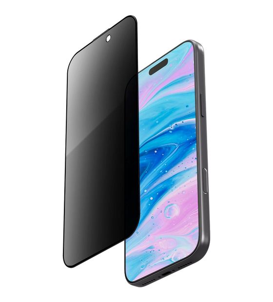 LAUT Prime Privacy Datenschutz-Bildschirmschutz Glas, Polycarbonat 9H für  Apple iPhone 17 Staubresistent, Schlagfest, Kratzresistent, Splitterfrei, Schockresistent f&uuml;r 17,99 Euro