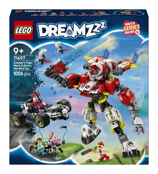 LEGO Coopers Tiger-Mech und Zero's Hot Rod Auto f&uuml;r 83,49 Euro