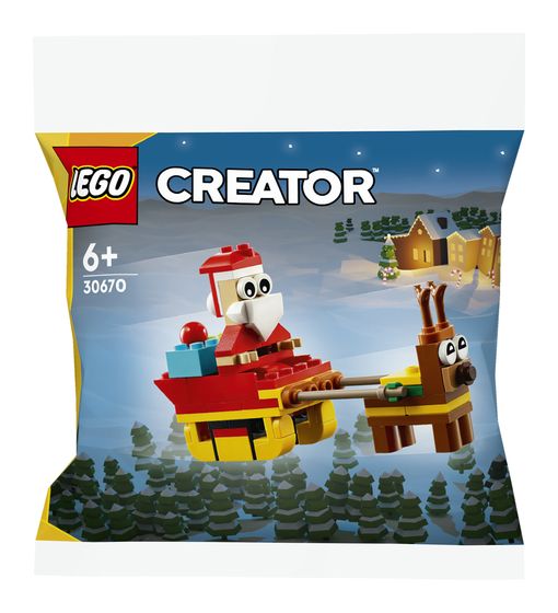 LEGO Creator Weihnachtsmann auf Schlittenfahrt Bauset 73 Teile  (Mehrfarbig) f&uuml;r 2,99 Euro