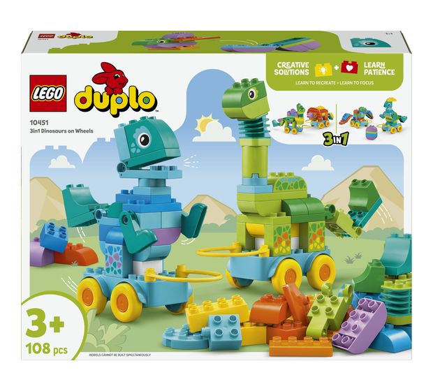 LEGO Dinos auf Rädern 3-in-1-Set f&uuml;r 58,49 Euro