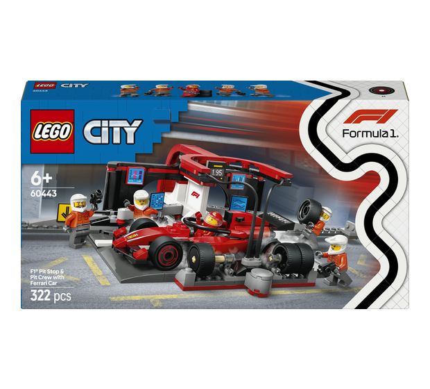 LEGO F1® Boxenstopp mit Boxencrew und Ferrari Flitzer f&uuml;r 26,49 Euro