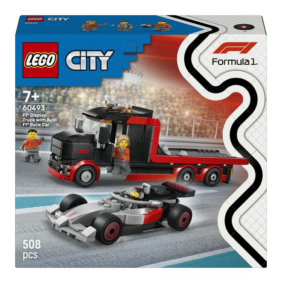 LEGO F1® Truck mit Audi F1® Rennwagen f&uuml;r 39,99 Euro